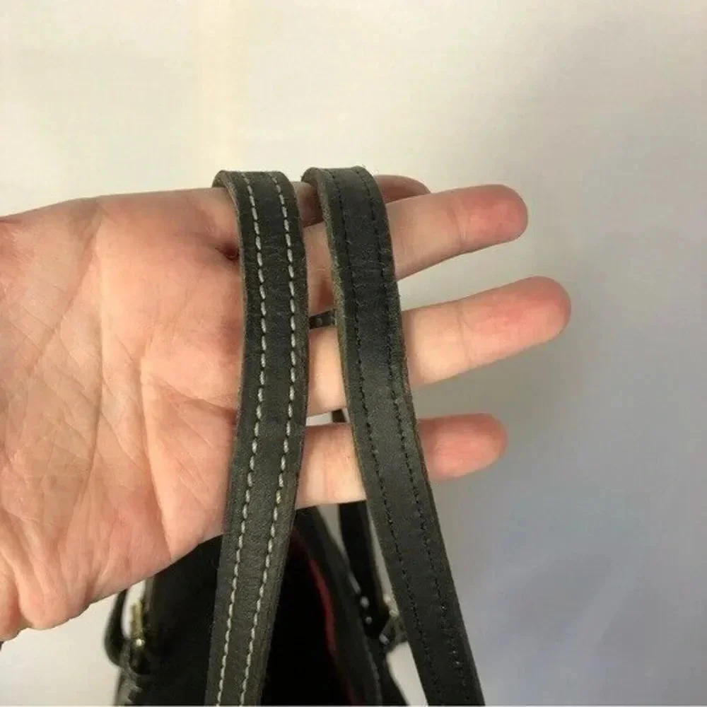 Dooney & Bourke Black Canvas East West Shopper Tote